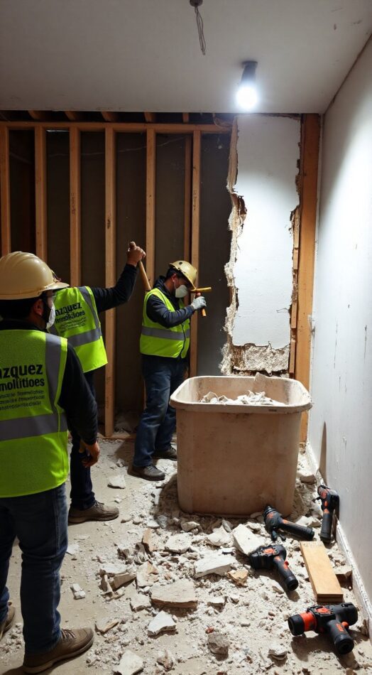 Trabajos de demolición de interiores en Granollers